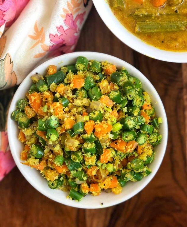 Kerala Style Vegetable Thoran