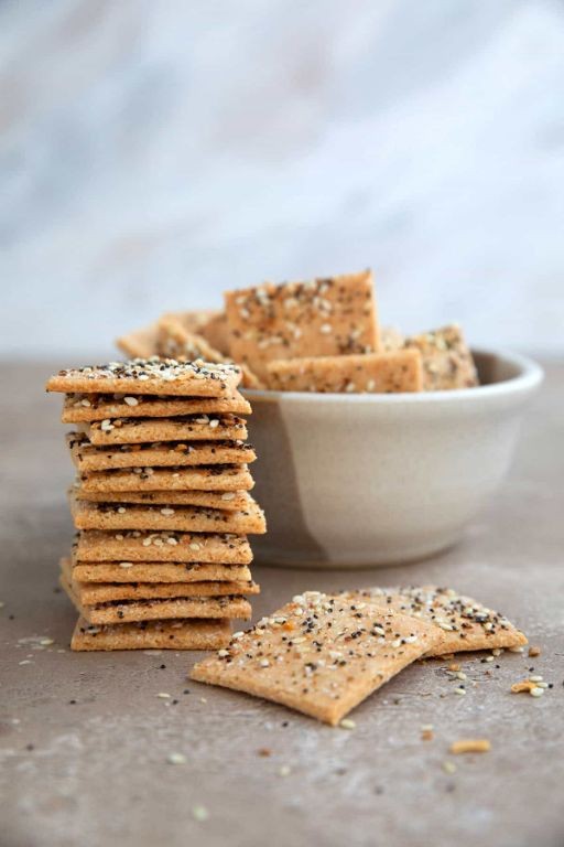 Keto Almond Flour Crackers