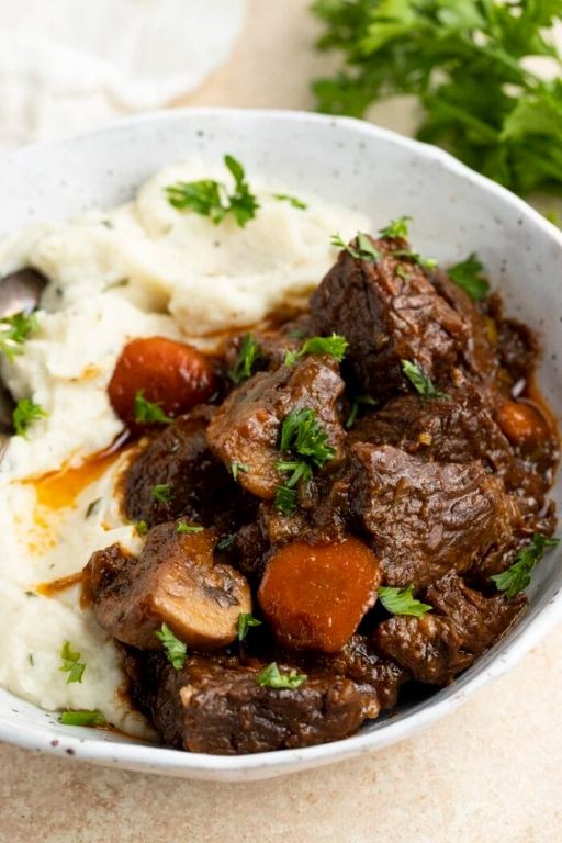 Keto Beef Stew with Cauliflower