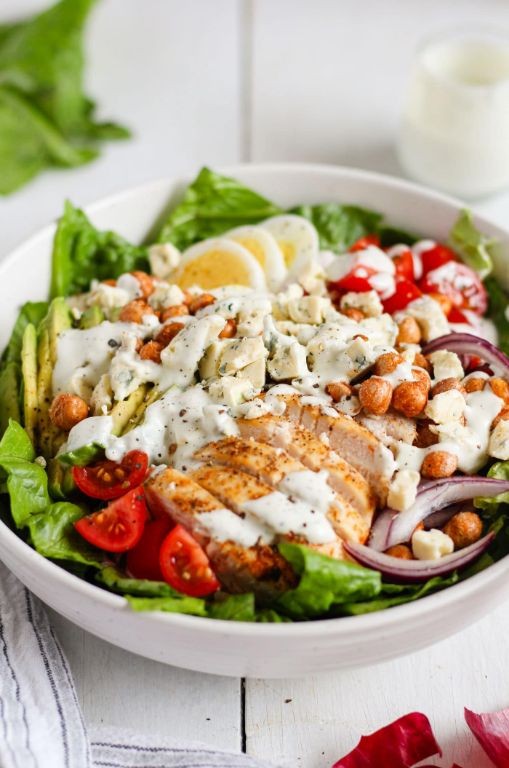 Keto Cobb Salad with Blue Cheese
