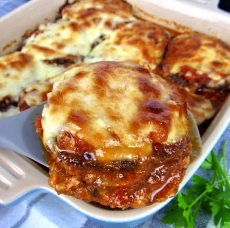 Keto Eggplant and Egg Bake