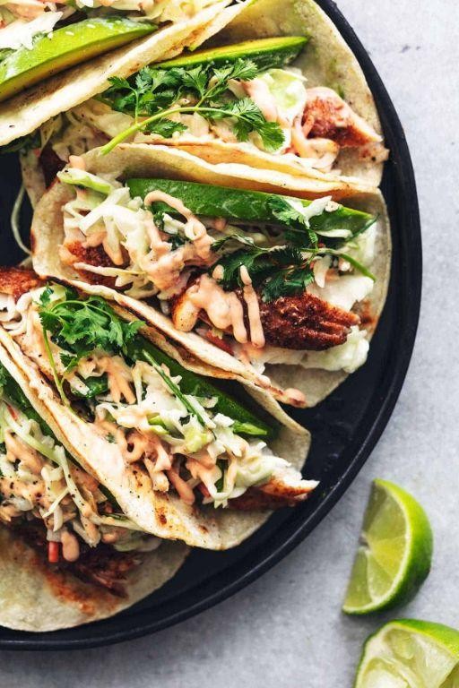Keto Fish Tacos with Cod and Cabbage Slaw
