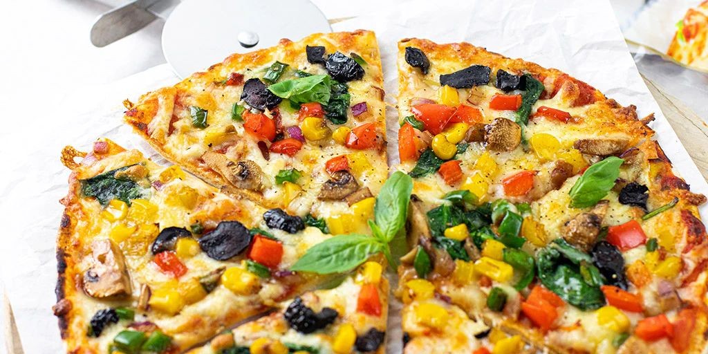 Keto Veggie Supreme Pizza