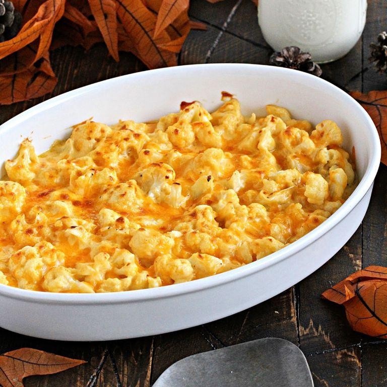 Keto-Friendly Cauliflower Mac and Cheese