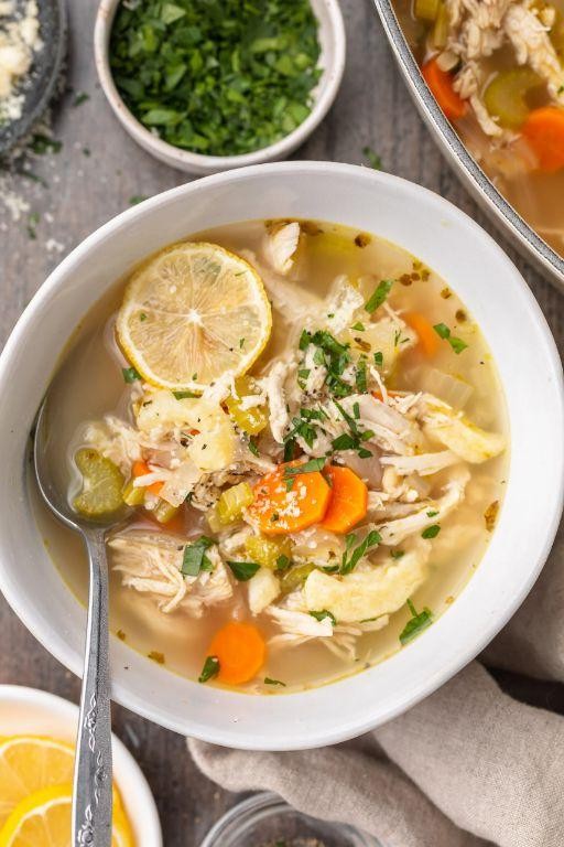 Keto-Friendly Chicken Noodle Soup