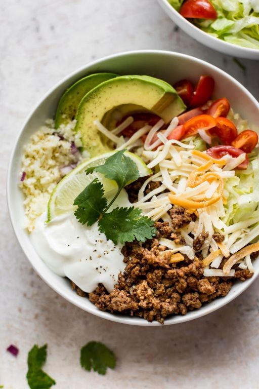 Keto-Friendly Taco Bowl