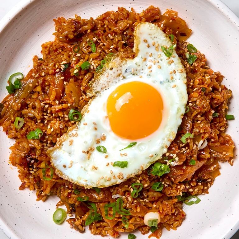 Kimchi Fried Rice with Egg