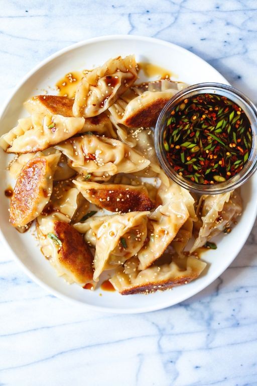 Kimchi and Pork Potstickers