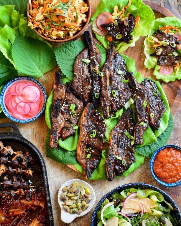Korean BBQ Beef Lettuce Wraps