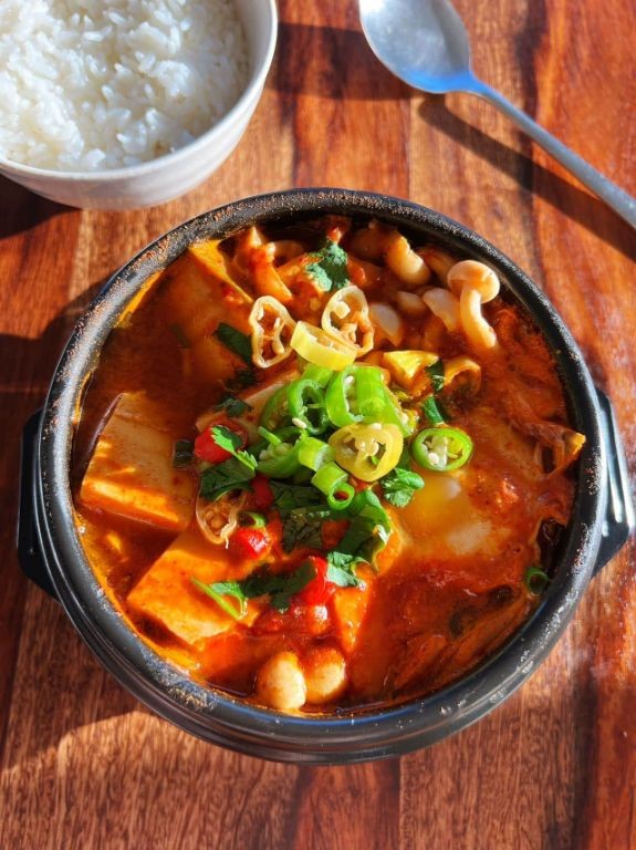 Korean Kimchi and Tofu Stew