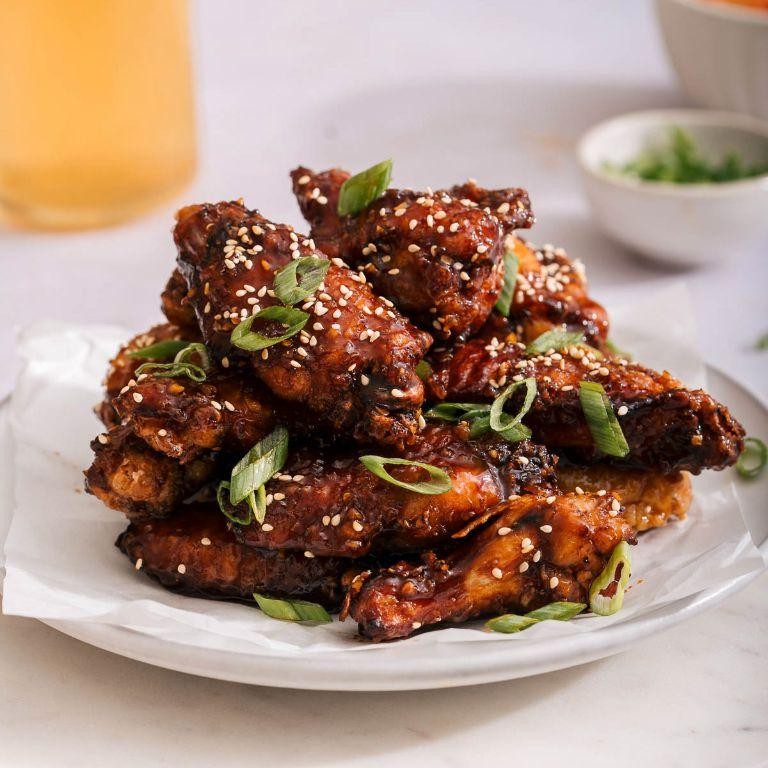 Korean Soy Garlic Chicken Wings
