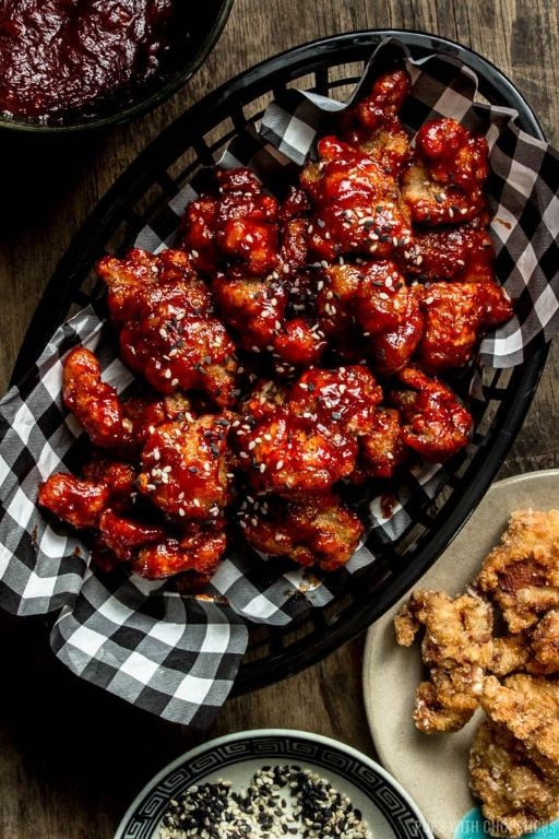 Korean-Style Fried Turkey with Gochujang Glaze