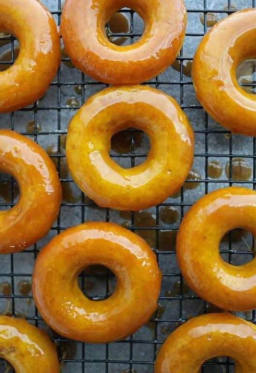 Kraft Caramel Drizzled Donuts