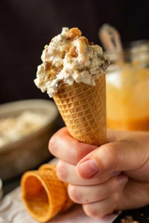Kraft Caramel Swirl Ice Cream