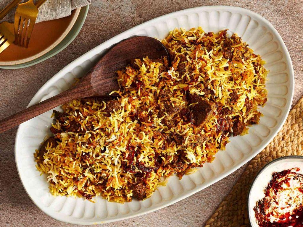 Lamb Biryani with Saffron