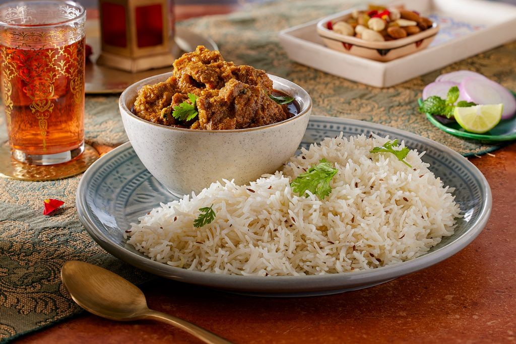 Lamb Rogan Josh with Steamed Rice