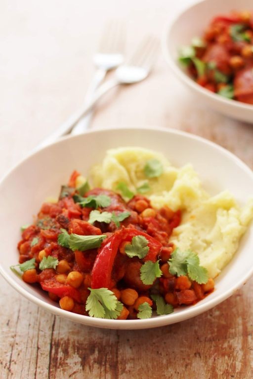 Lamb Sausage and Chickpea Curry