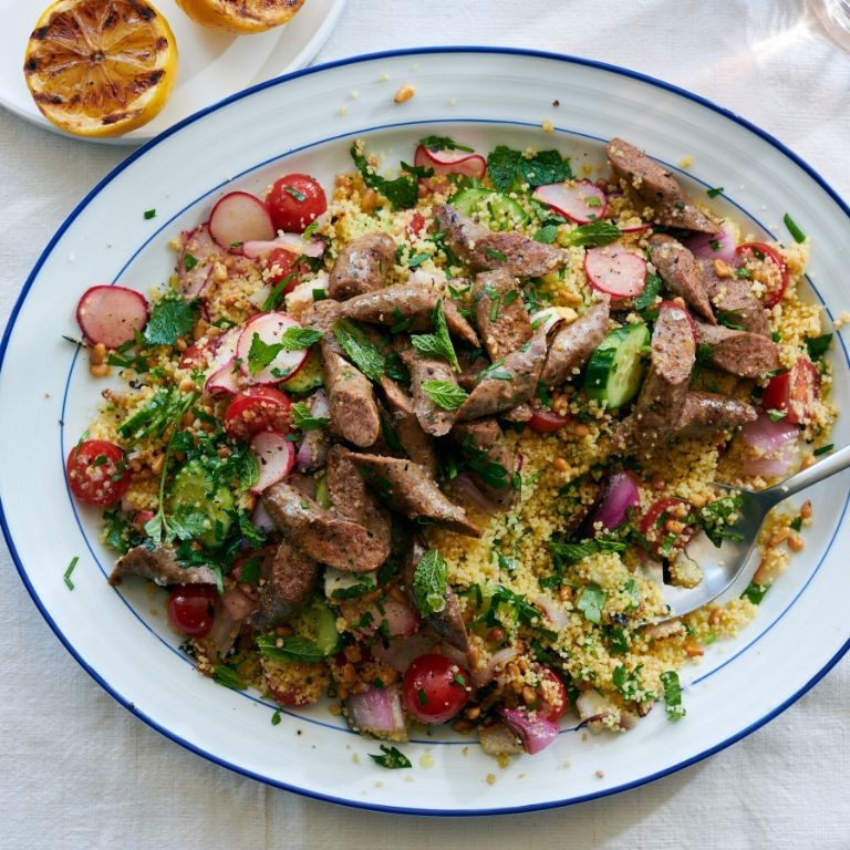 Lamb Sausage and Couscous Salad