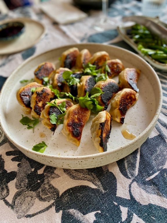 Lamb and Coriander Potstickers