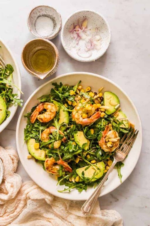 Langostino and Avocado Salad with Citrus Dressing
