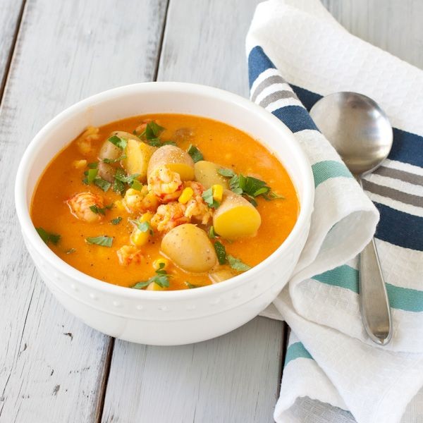 Langostino and Corn Chowder