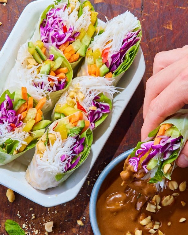 Langostino and Mango Summer Rolls