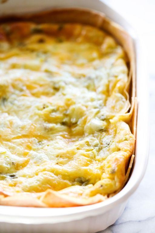 Layered Tortilla Chili Relleno Casserole