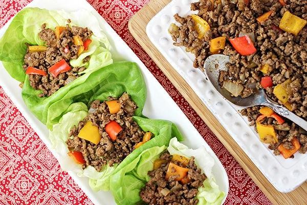 Lean Ground Beef Tacos with Lettuce Wraps