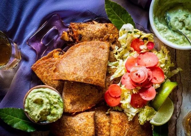 Leftover Cod Quesadillas with Avocado