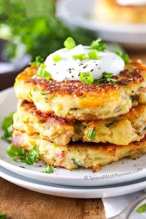 Leftover Mashed Potato Cakes