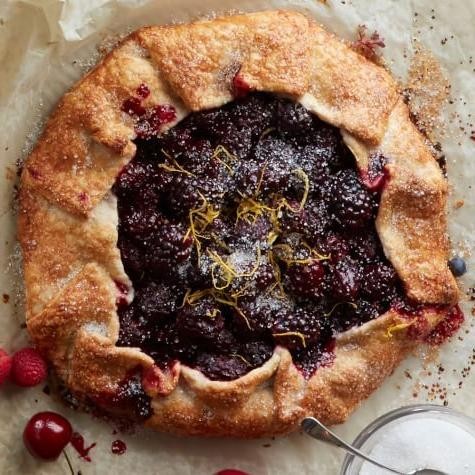 Lemon Blackberry Galette
