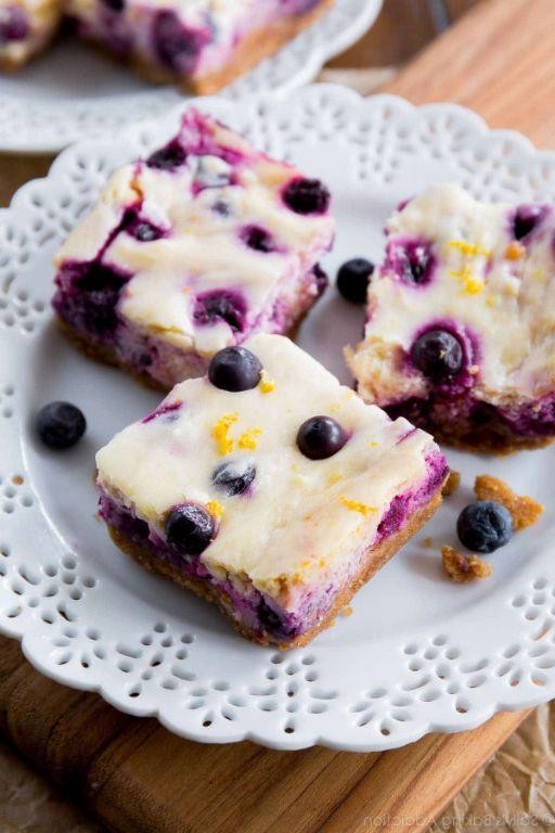 Lemon Blueberry Cheesecake Bars