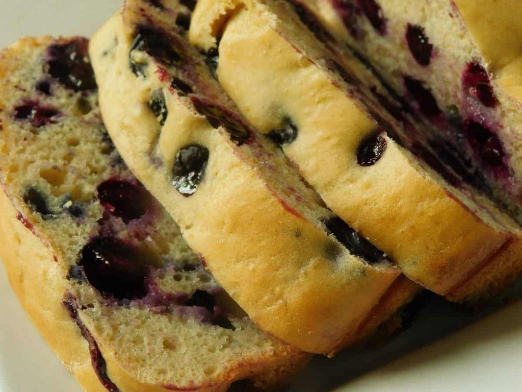 Lemon Blueberry Weight Watcher Bread