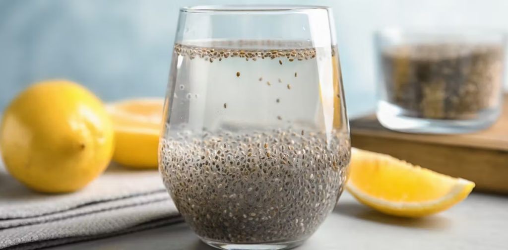 Lemon Chia Seed Detox Water