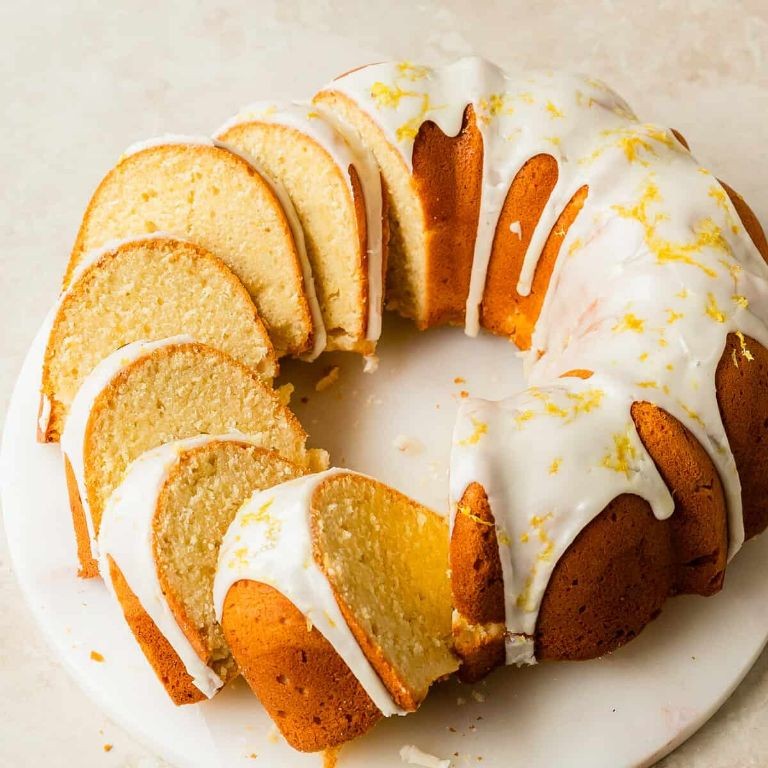 Lemon Cream Cheese Pound Cake