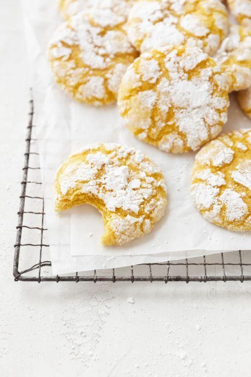 Lemon Crinkle Cookies