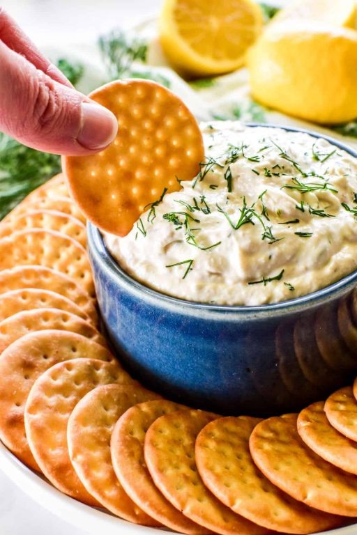 Lemon Dill Salmon Dip