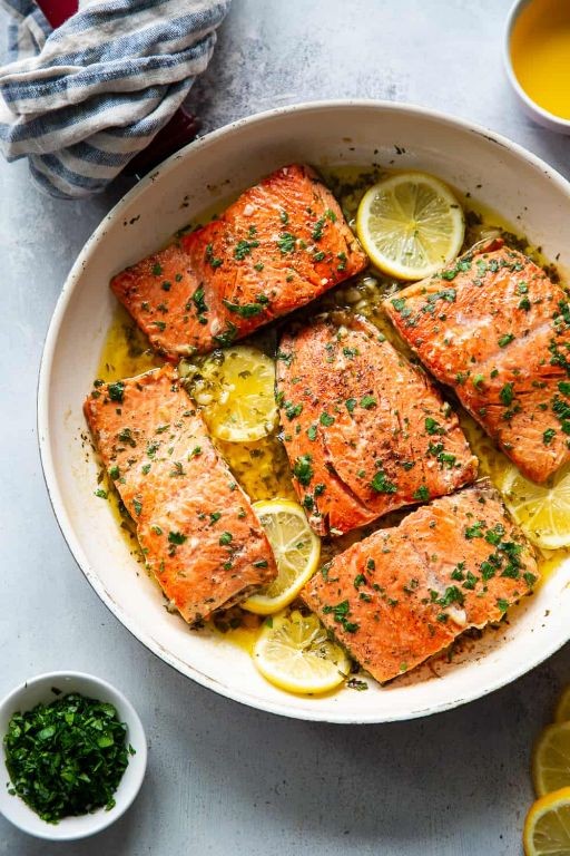 Lemon Garlic Butter Salmon