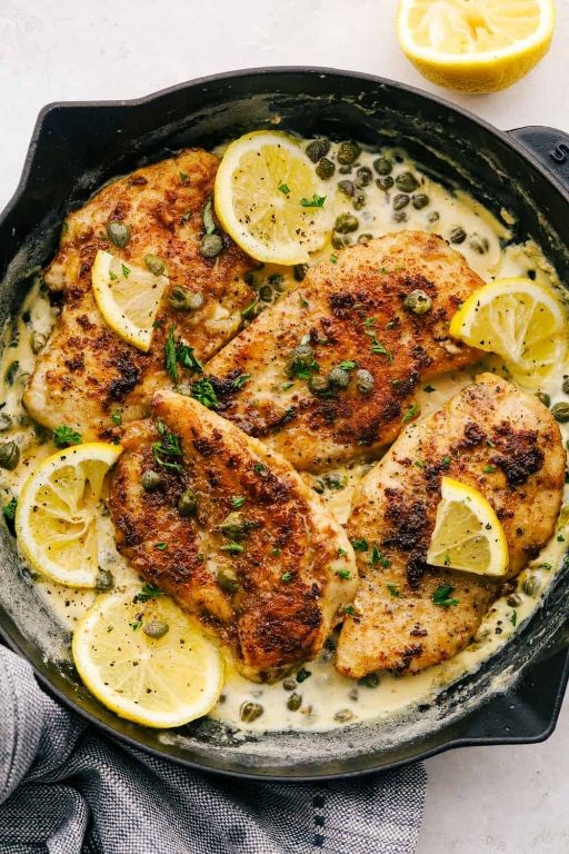 Lemon Garlic Chicken Piccata