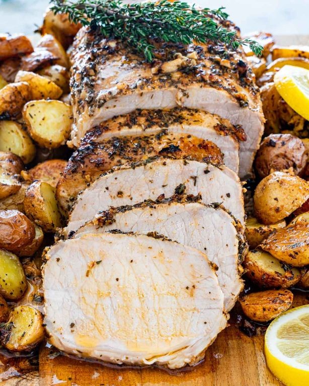 Lemon Garlic Pork Loin