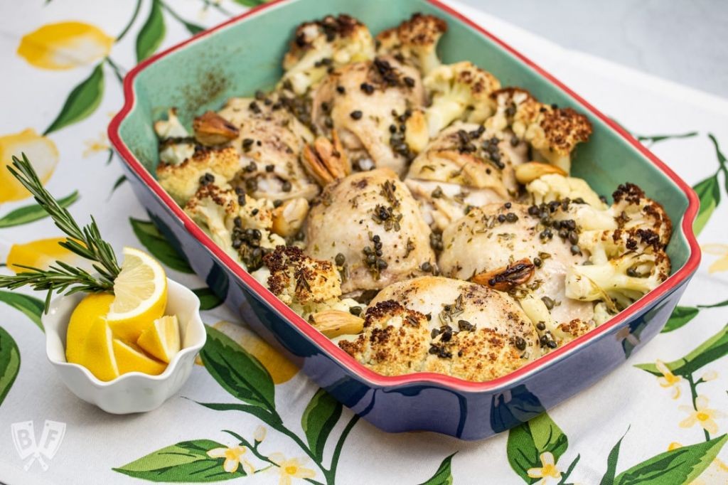 Lemon Herb Chicken with Roasted Cauliflower
