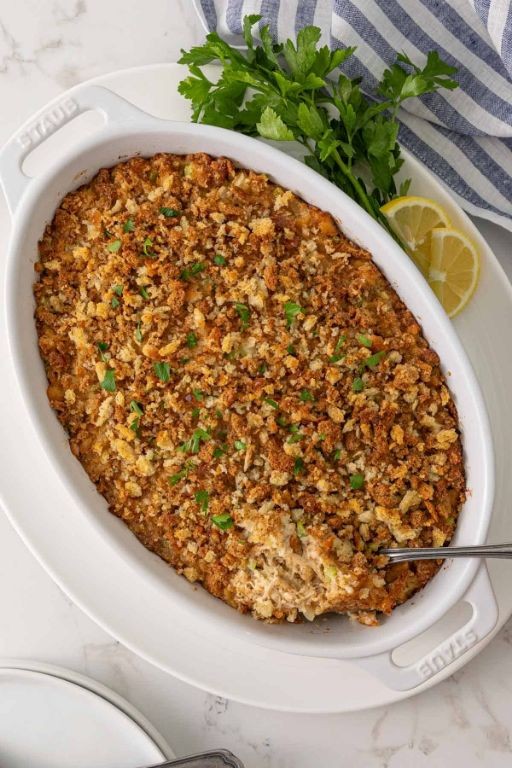 Lemon Herb Crab Casserole