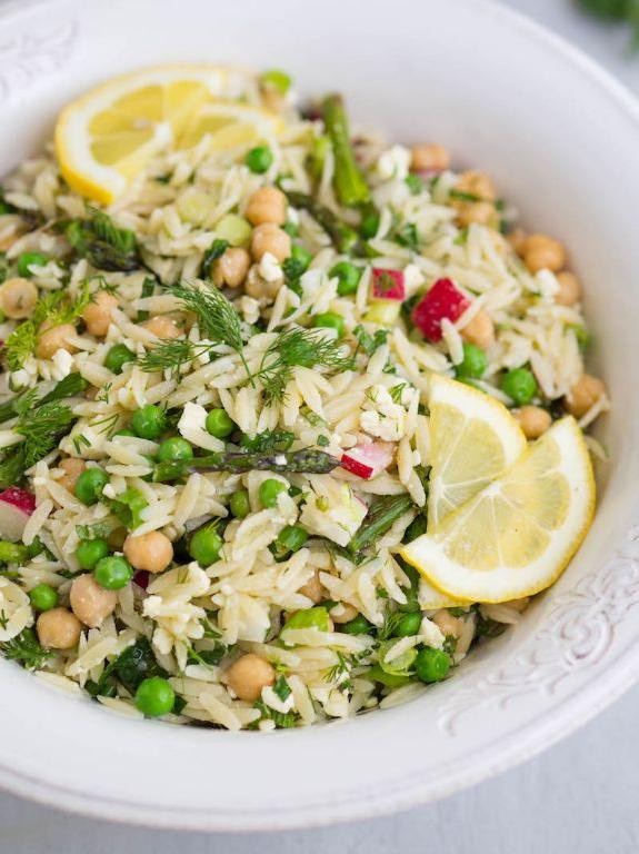 Lemon Herb Orzo Salad
