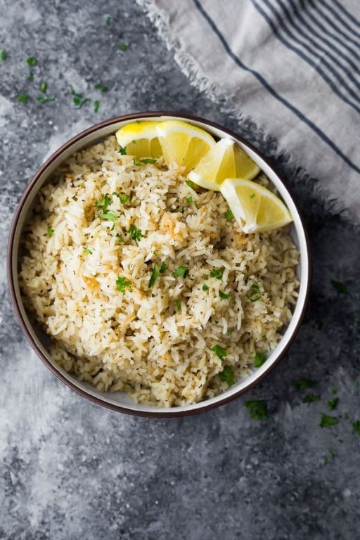 Lemon Herb Spanish Rice