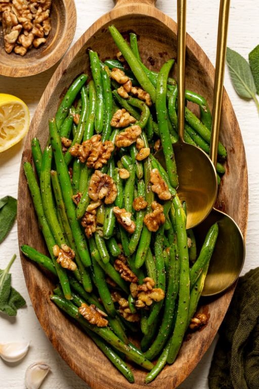 Lemon Herb Steamed Green Beans
