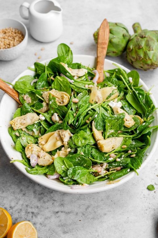 Lemon Herb Vegan Artichoke Salad