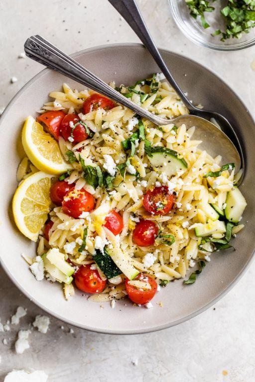Lemon Orzo Pasta Salad