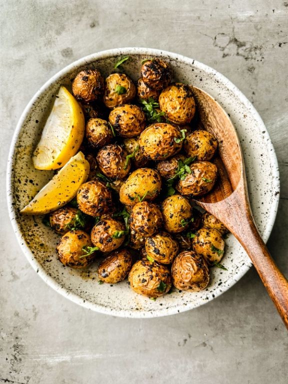 Lemon Pepper Air Fryer Baby Potatoes