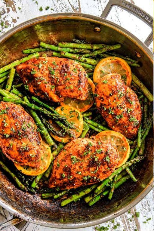 Lemon Pepper Chicken Breasts with Roasted Vegetables