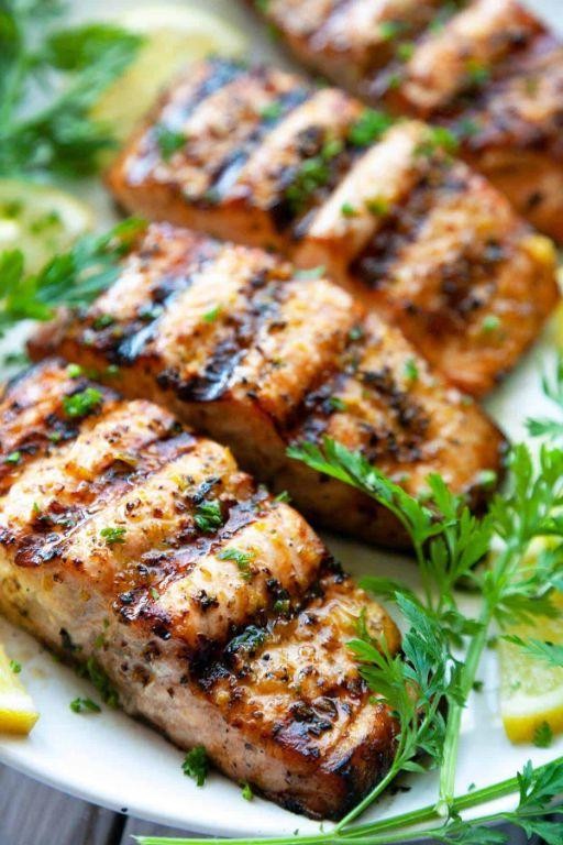 Lemon Pepper Grilled Salmon